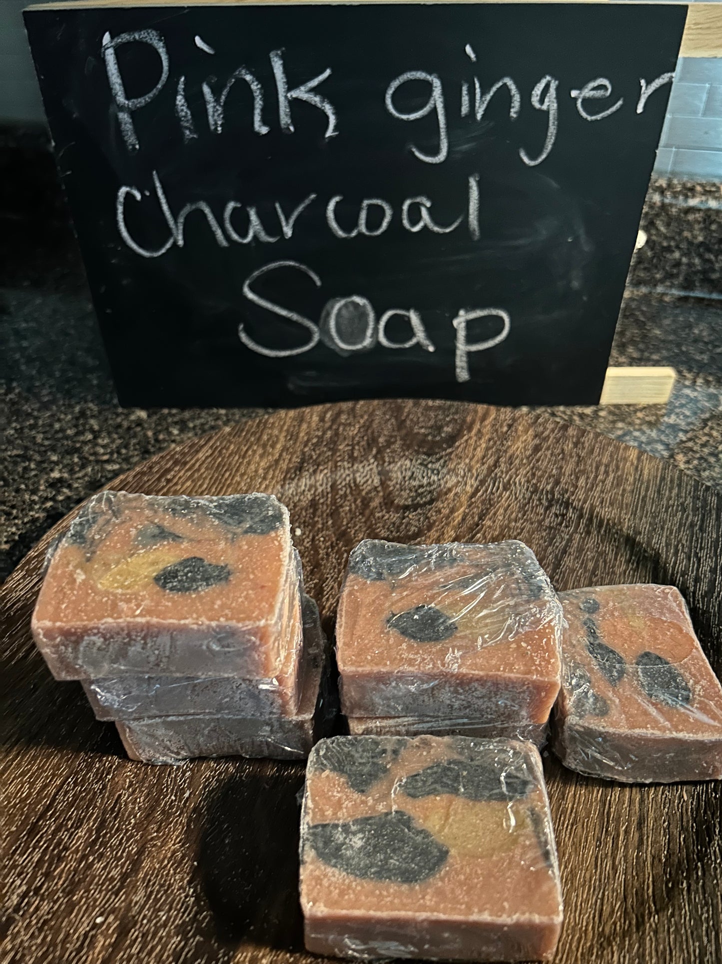 Pink ginger charcoal