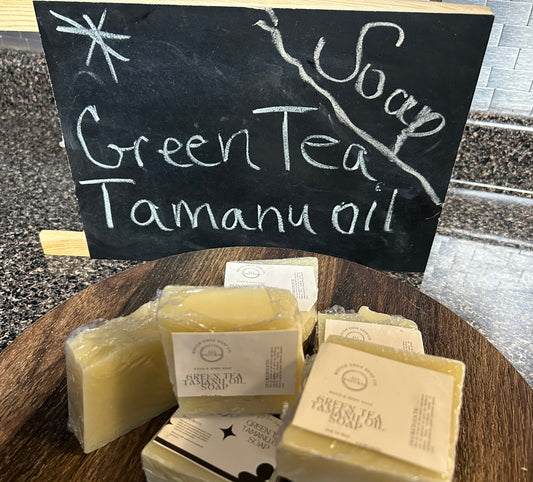 Green Tea Tamanu oil soap